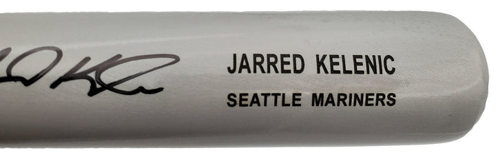 Jarred Kelenic Signed Gray Rawlings Game Model Bat Seattle Mariners Beckett