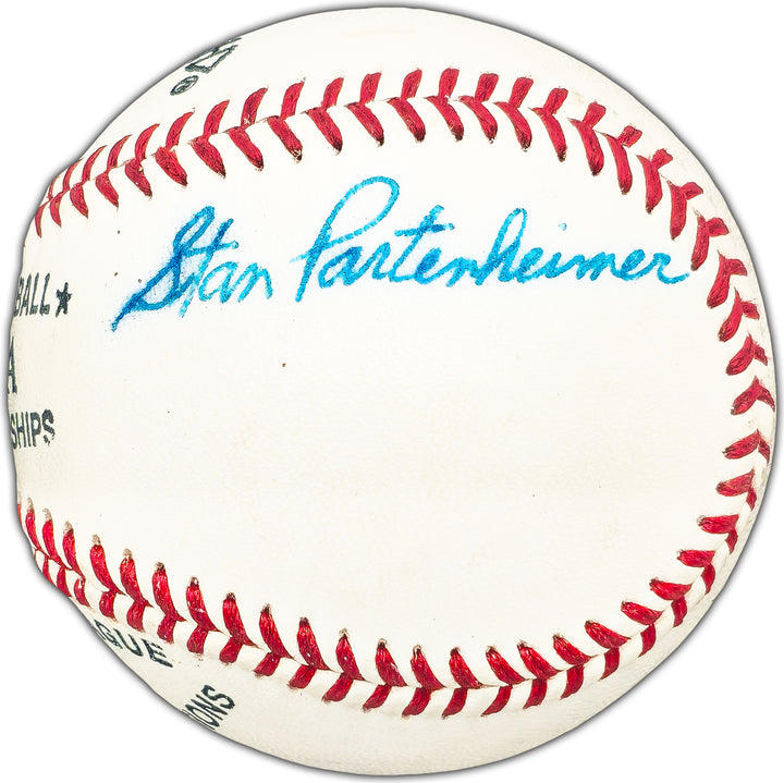 Stan Partenheimer Autographed NCAA Baseball 1944 Boston Red Sox Beckett #BK44460