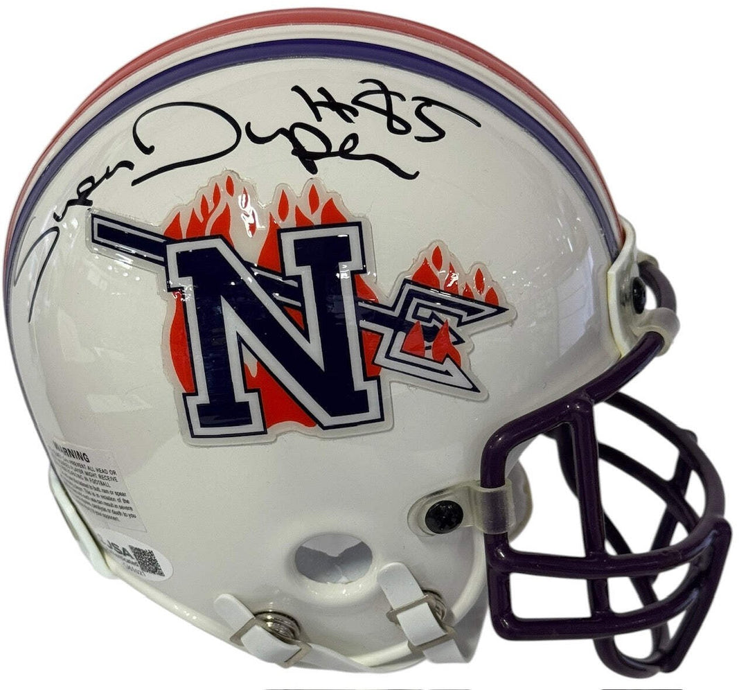 Mark Duper Autographed Northwestern State University Mini Helmet (JSA)