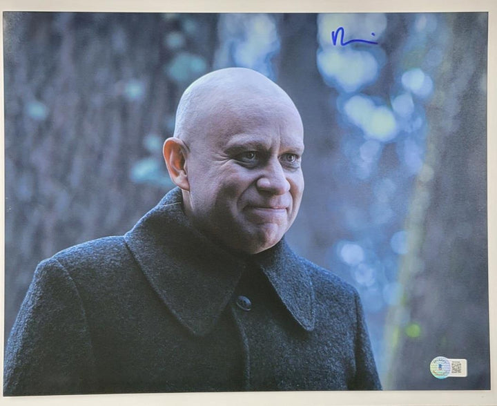Fred Armisen signed Wednesday 11x14 photo Uncle Fester autograph ~ Beckett BAS