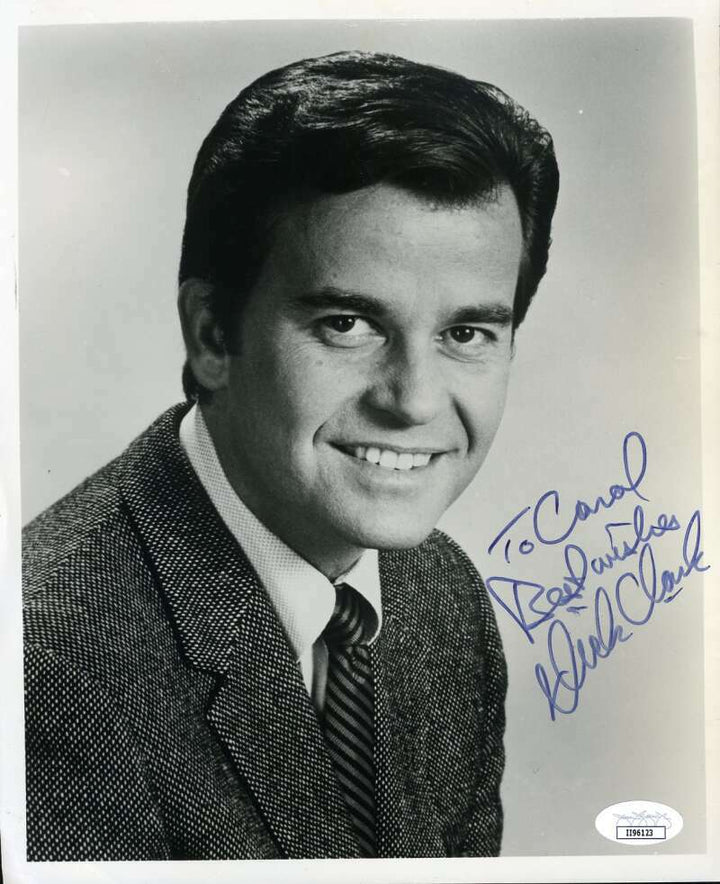 Dick Clark JSA Coa Signed Vintage 8x10 Photo Autograph