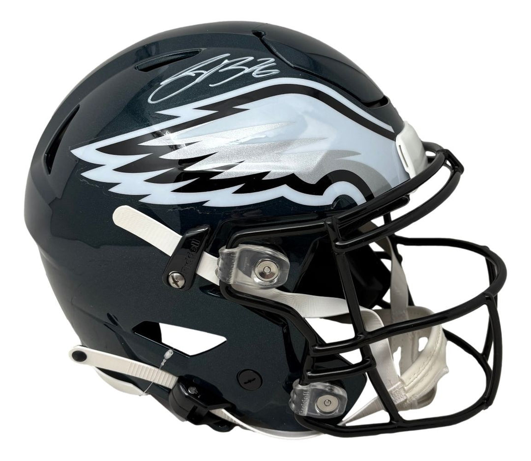 Saquon Barkley Signed Philadelphia Eagles FS Authentic SpeedFlex Helmet PSA/DNA