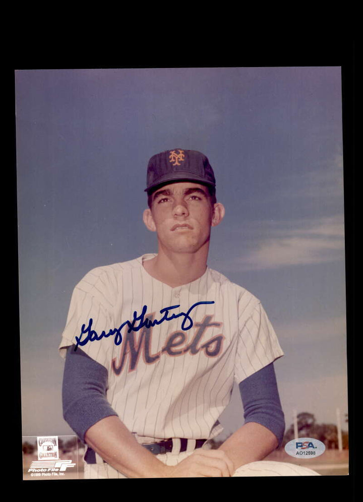 Gary Gentry PSA DNA Signed 8x10 Photo Autograph Mets