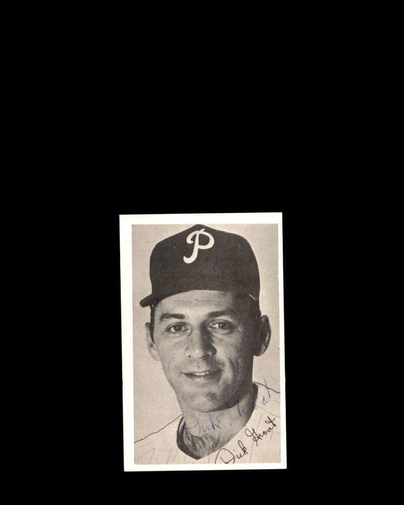 Dick Groat JSA Coa Signed 1967 Philadelphia Safe Driving Autograph