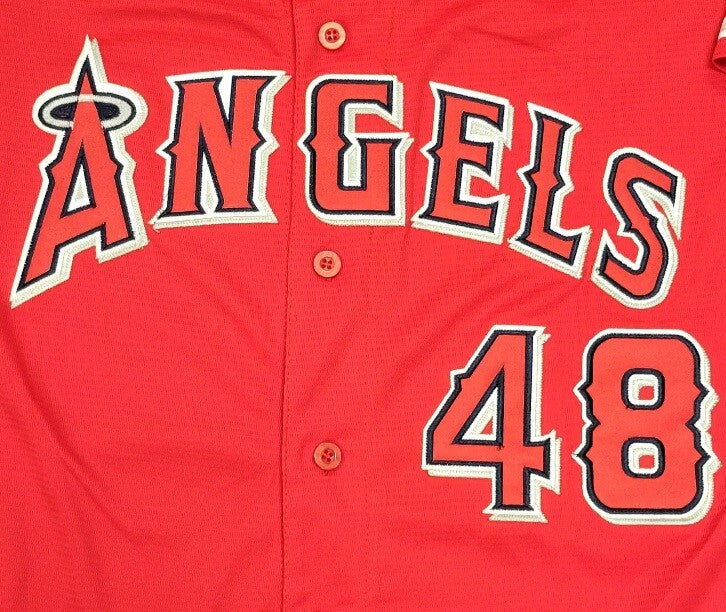 Torii Hunter signed Los Angeles Angels Jersey autograph ~ Beckett BAS Witness