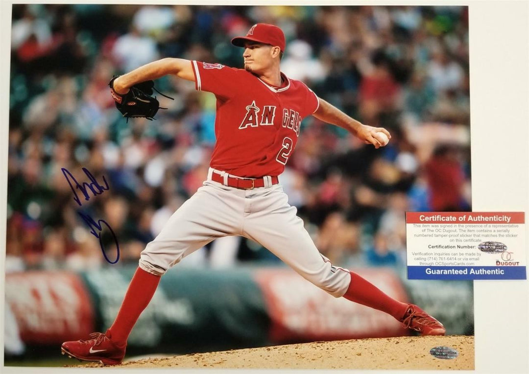 Andrew Heaney signed Angels 11x14 Photo Autograph (B) ~ OC Dugout Hologram