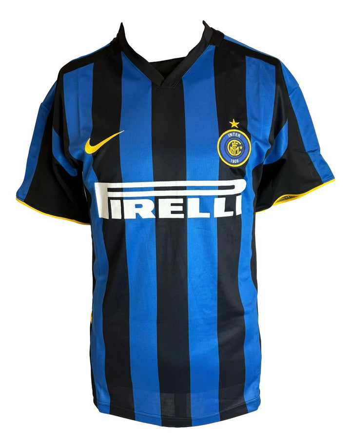 Julio Cesar Signed Inter Milan Nike Blue Soccer Jersey BAS