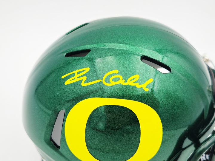Dillon Gabriel Signed Oregon Ducks Green Speed Mini Helmet Beckett Wit