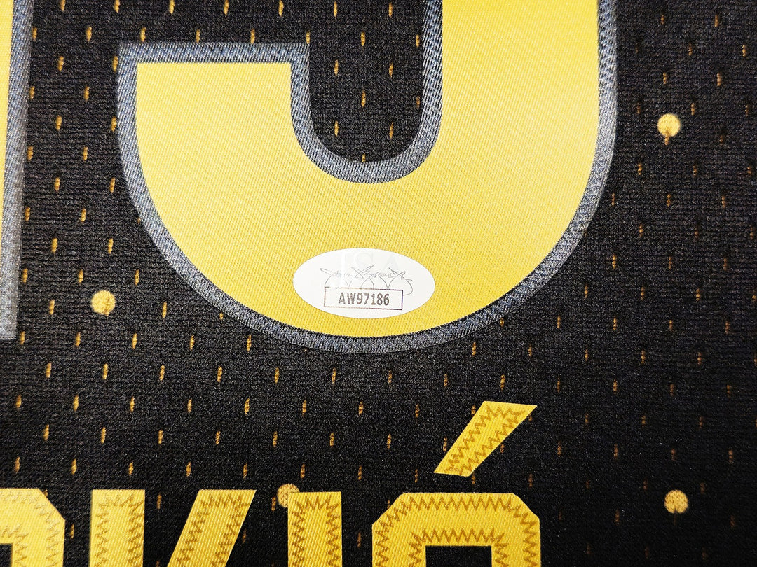 Nuggets Nikola Jokic Auto Black Mitchell Ness HWC Swingman 2016 ASG Jersey L JSA