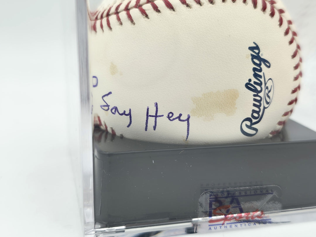 Willie Mays Auto MLB Baseball Giants PSA 10 Sig 10 Say Hey Toned PSA/DNA 1437205
