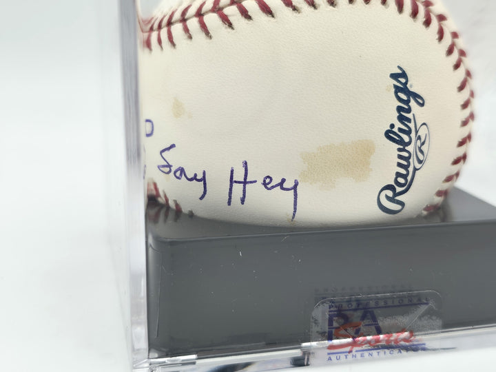 Willie Mays Auto MLB Baseball Giants PSA 10 Sig 10 Say Hey Toned PSA/DNA 1437205