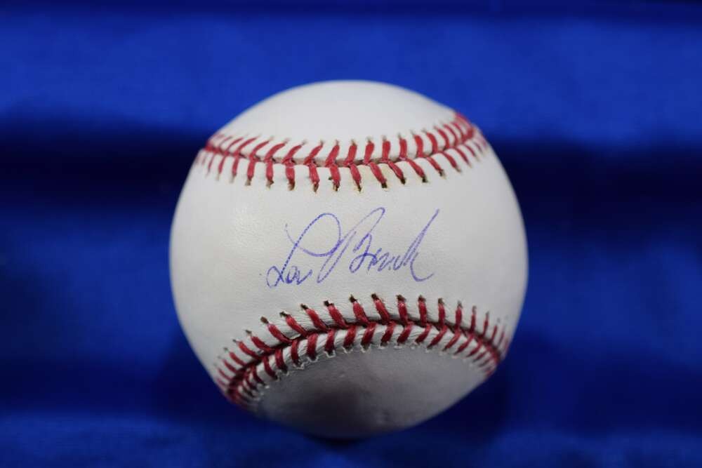 Lou Brock PSA DNA Autograph Major League OML Signed Baseball Cardinals