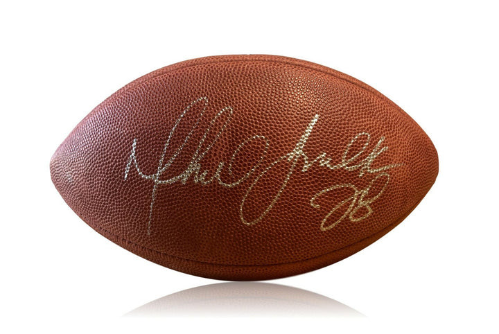 Marshall Faulk Signed Authentic NFL Football JSA COA Autograph Rams Colts La