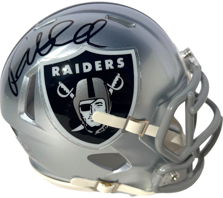 PETE CARROLL SIGNED LAS VEGAS RAIDERS FOOTBALL MINI HELMET USC SEAHAWK JSA