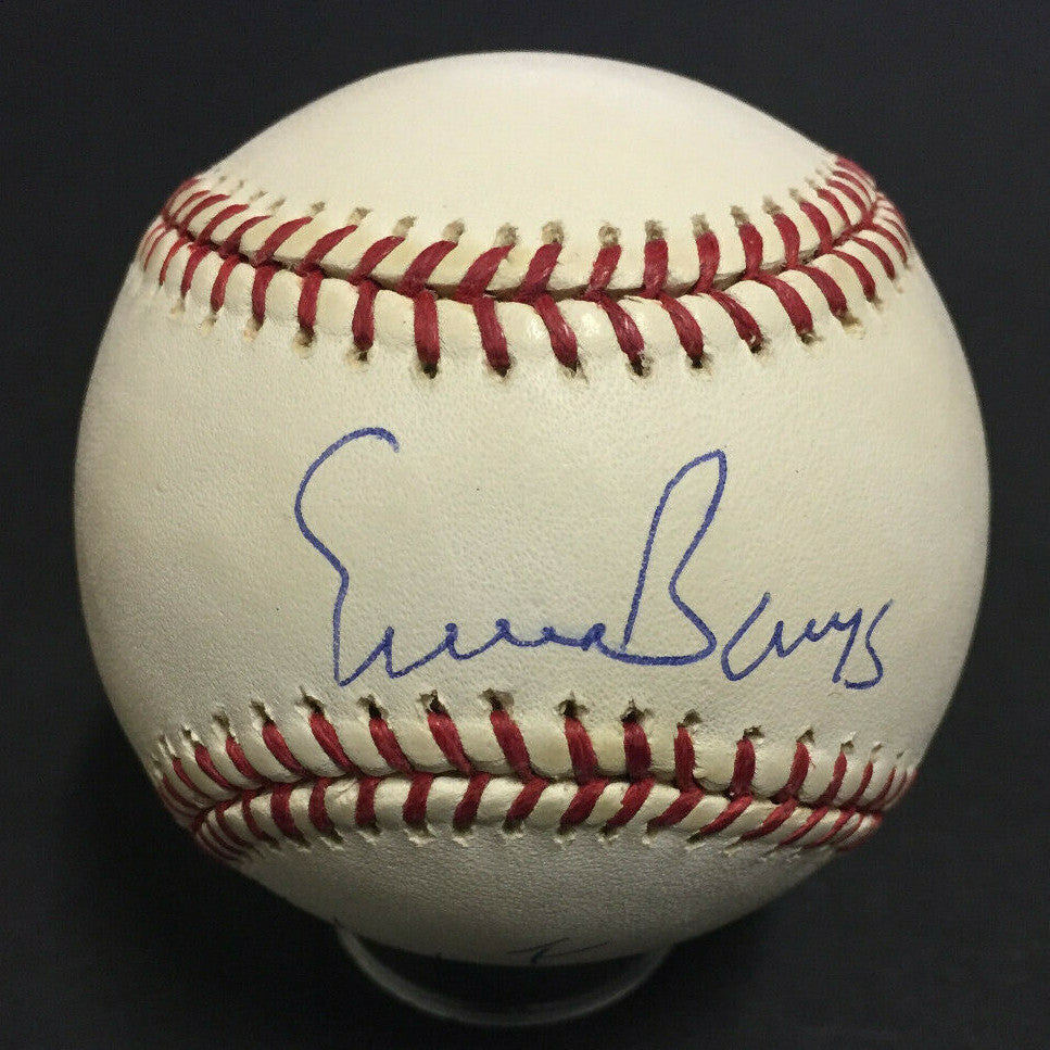 Ernie Banks Cubs Signed Official NL baseball Autograph INS HOF 77 Auto CBM COA