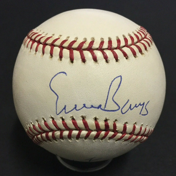 Ernie Banks Cubs Signed Official NL baseball Autograph INS HOF 77 Auto CBM COA