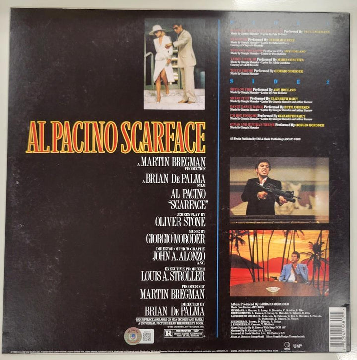 Al Pacino signed Scarface Laserdisc cover autograph (A) ~ BAS Beckett Holo