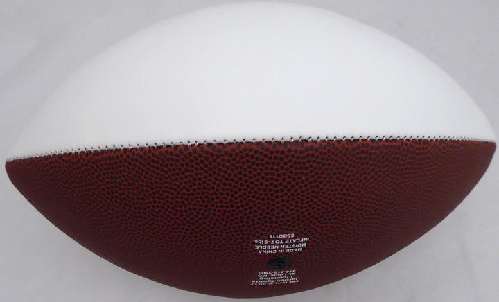 Frank Clark Signed White Seattle Seahawks Logo Football MCS Holo