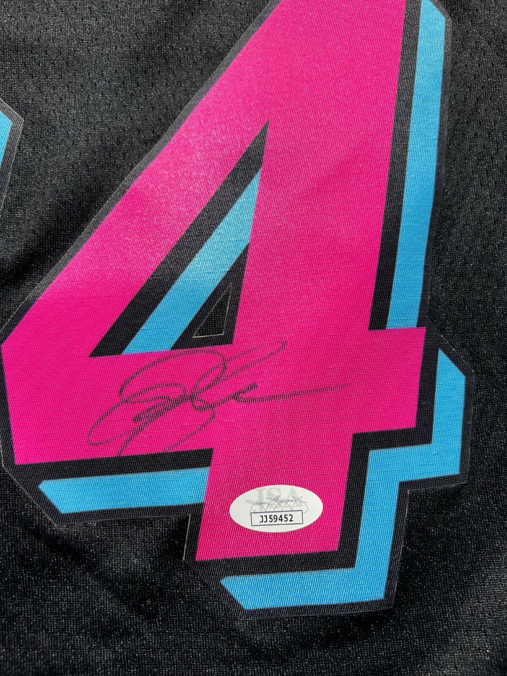 RAY ALLEN SIGNED MIAMI HEAT VICE CITY AUTHENTIC BASKETBALL JERSEY NIGHTS JSA