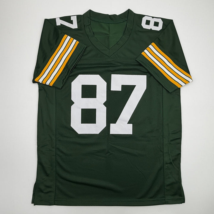 Autographed/Signed Robert Brooks Green Bay Green Football Jersey JSA COA