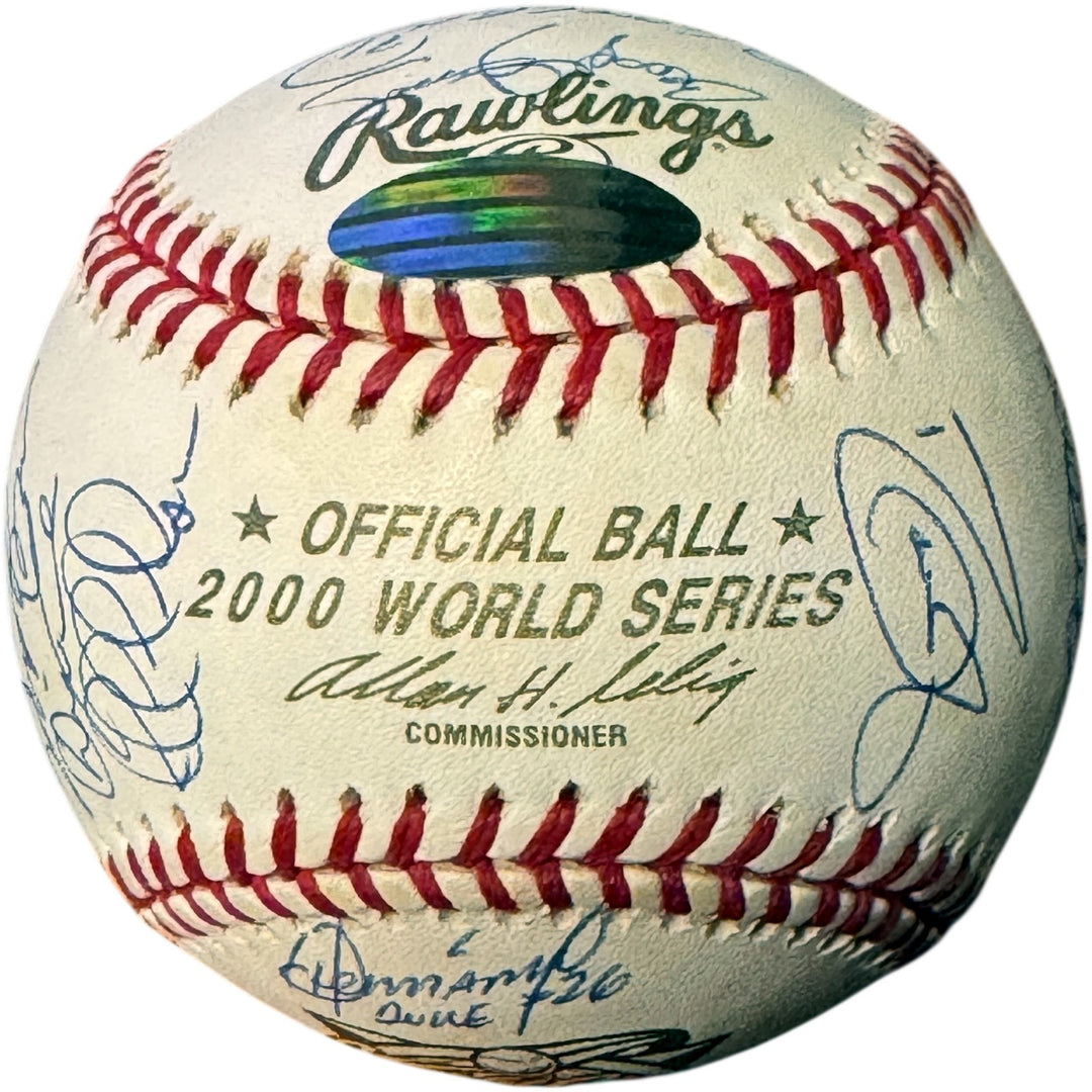 New York Yankees 2000 World Series Champs Team signed Baseball 24 sigs- Steiner