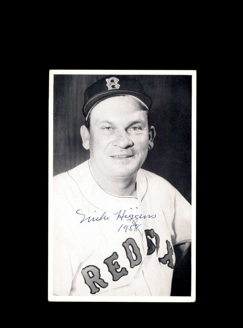 Mike Pinky Higgins JSA Signed Vintage 4x5 1950`s Boston Red Sox Original Photo