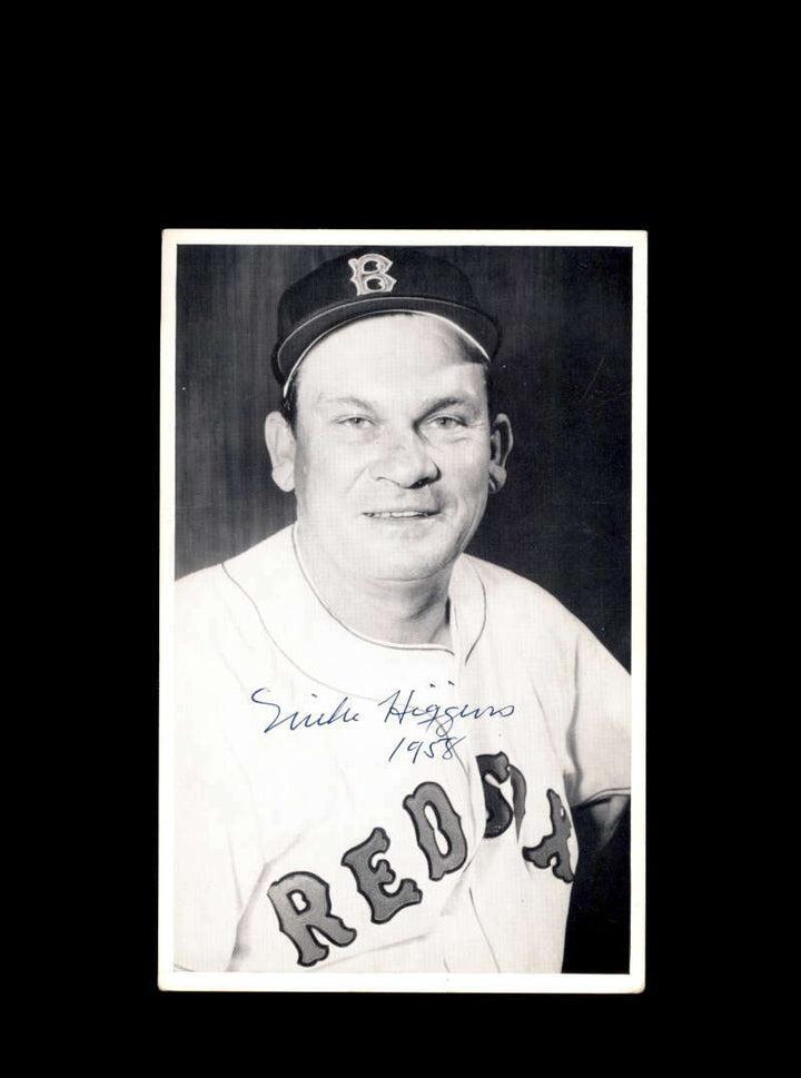 Mike Pinky Higgins JSA Signed Vintage 4x5 1950`s Boston Red Sox Original Photo