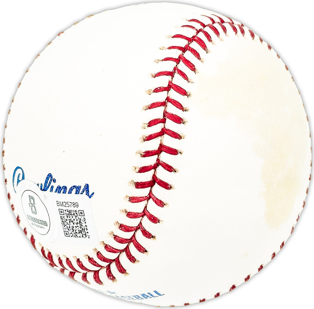 Bob "Hawk" Taylor Signed MLB Baseball Braves "1957 Braves" Beckett #BM25789