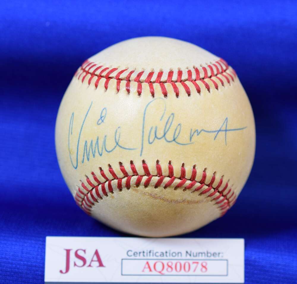 Vince Coleman JSA Rookie Autograph National League Feeney Signed Baseball