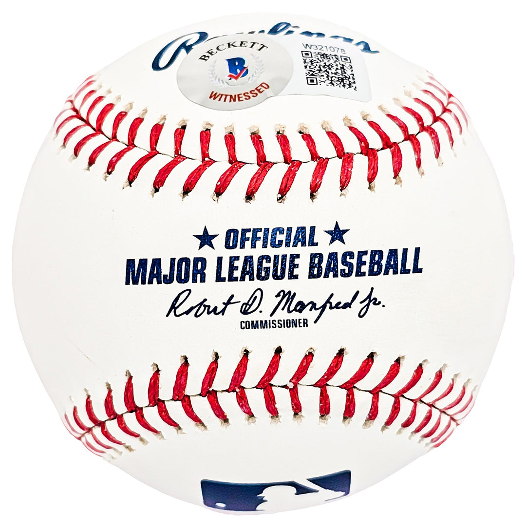 Jim Kaat Signed Official MLB Baseball Twins Cardinals "HOF 2022" Beckett Witness