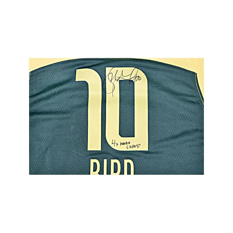 Sue Bird Seattle Storm Autographed Nike Explorer Edition Yellow/Green Jersey with "4x WNBA Champ" Inscription (CX Auth)