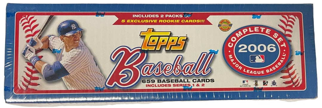 2006 Topps MLB Baseball Factory Sealed Complete Unopened Set- Series 1 & 2 - NEW