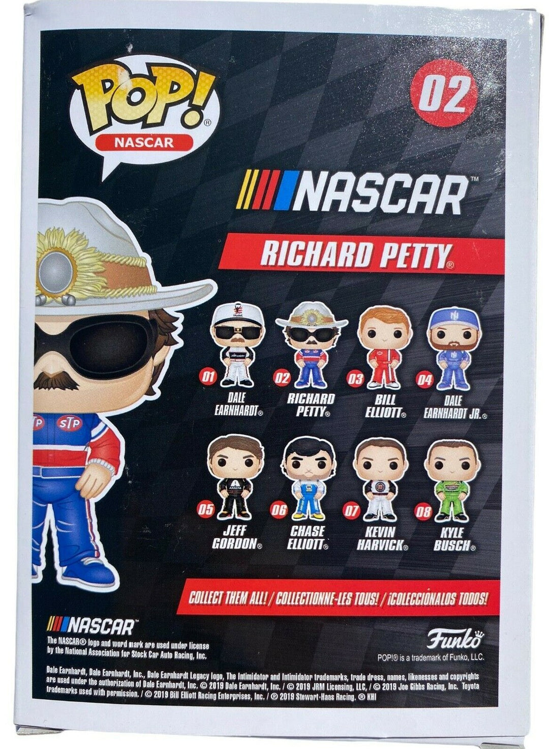 RICHARD PETTY SIGNED AUTOGRAPHED NASCAR 02 FUNKO POP VINYL FIGURE! RACING JSA A