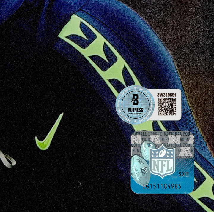 Nick Emmanwori Signed 16x20 Photo Seattle Seahawks Beckett Witness
