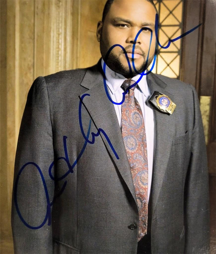 Anthony Anderson signed Law and Order 8x10 photo autograph ~ Beckett BAS