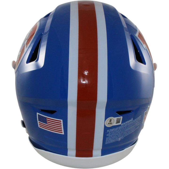 Patrick Surtain Autographed Denver Broncos SpeedFlex TB Helmet Beckett 56433