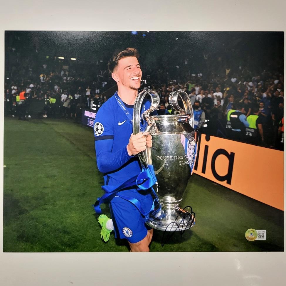 Mason Mount signed Chelsea 11x14 photo #6 England autograph (A) Beckett BAS Holo