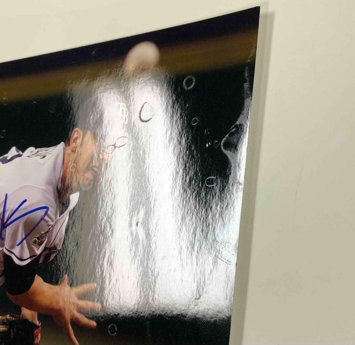 James Shields "Gm 2 WS" signed Rays 2008 World Series 8x10 photo BAS COA Beckett