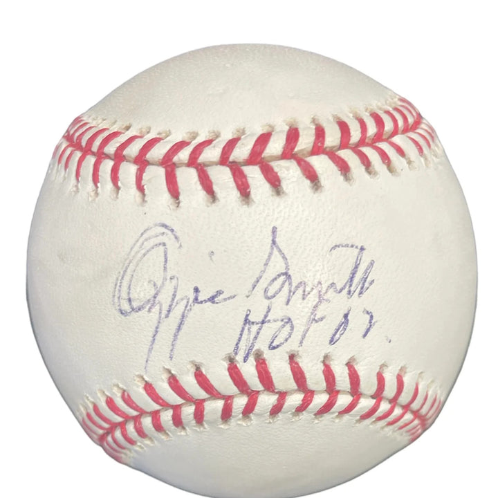 Ozzie Smith Autographed Official Major League Baseball (JSA)