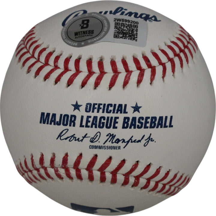 David Cone Autographed New York Yankees OML Baseball 7/18/99 PG Beckett 50121