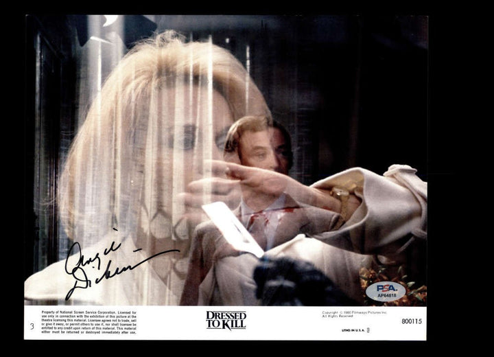 Angie Dickinson PSA DNA Coa Signed 8x10 Photo Dressed To Kill Dressed To Kill