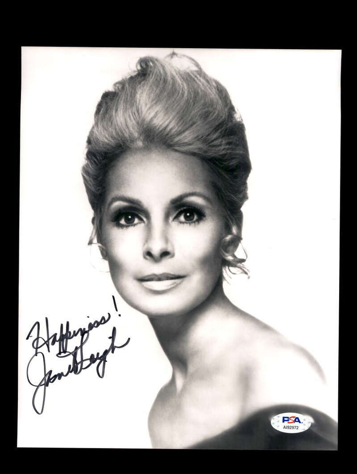 Janet Leigh PSA DNA Coa Signed 8x10 Photo Autograph