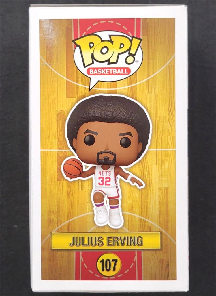 Julius Erving "Dr. J" signed New York Nets Funko Pop! autograph ~ Beckett BAS