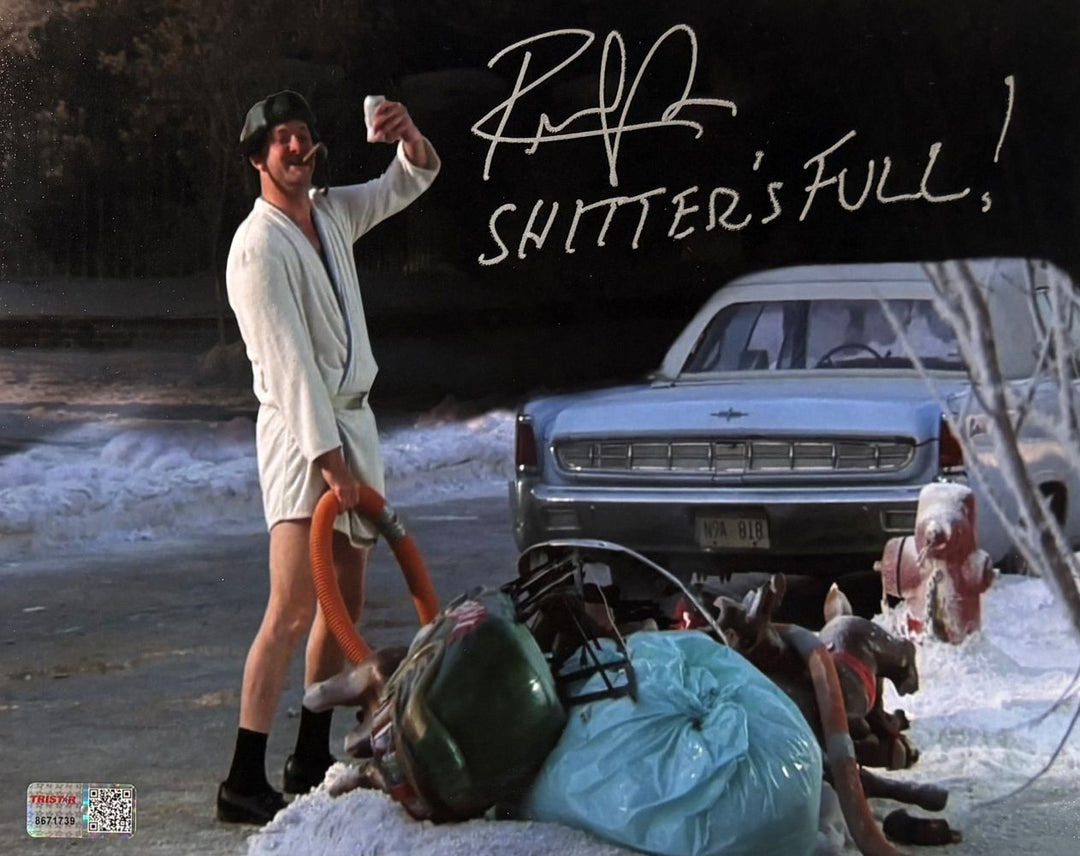 Randy Quaid Signed 8x10 Christmas Vacation Photo Shitters Full Insc Tristar