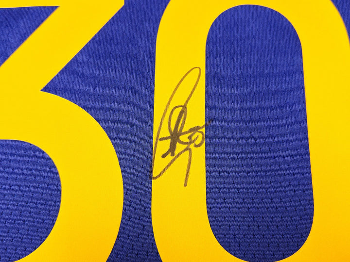 Warriors Stephen Curry Signed Blue Nike Swingman Icon Edition Jersey Size 48 JSA