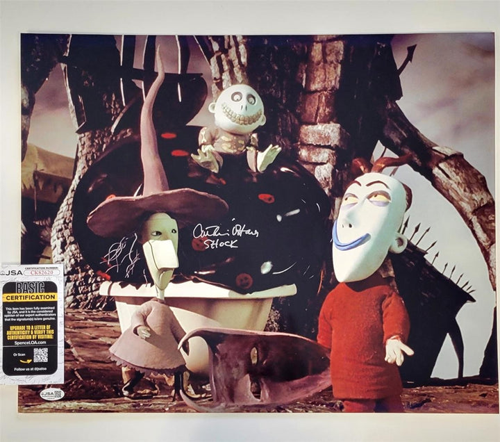Catherine O'Hara Signed "Shock" Nightmare Before Christmas 16x20 Photo auto JSA