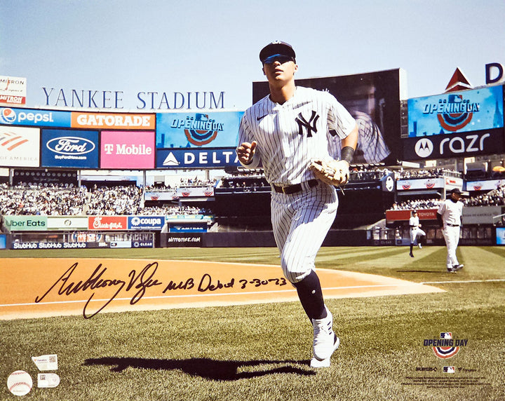 Anthony Volpe Signed 16x20 Photo Yankees "MLB Debut 3-30-23" Fanatics Holo