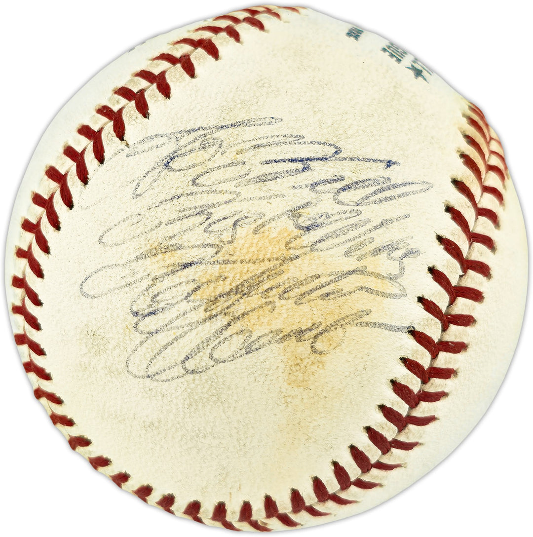 Roberto Clemente Auto Official Feeney NL Baseball Pirates "To Bill" Beckett, PSA