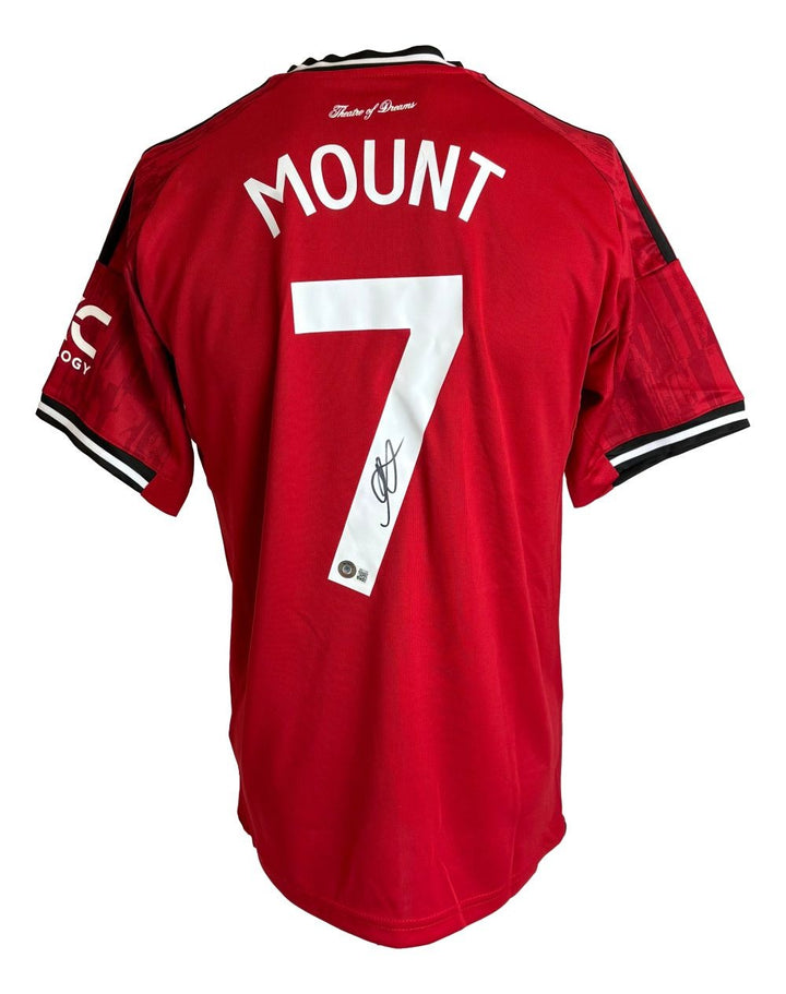 Mason Mount Signed Manchester United 2023/24 Adidas Soccer Jersey BAS