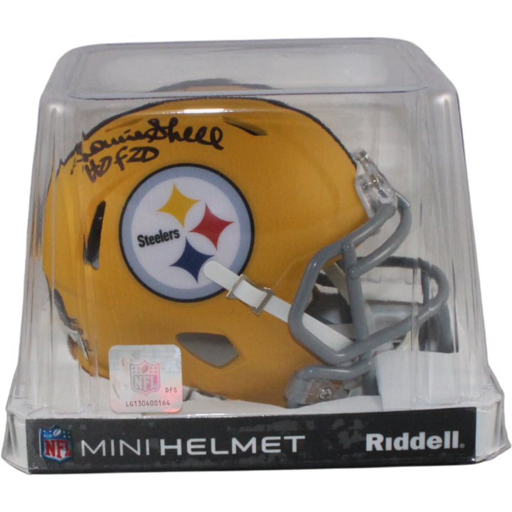 Donnie Shell Autographed Pittsburgh Steelers Mini Helmet HOF Beckett WIT 54761